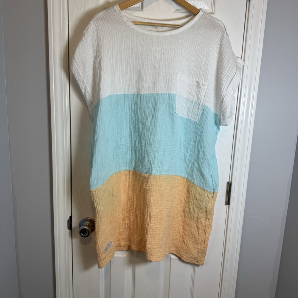 Simply Southern Colorblock T-Shirt‎ Dress Size M/L